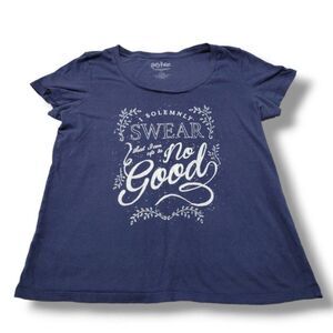 Harry Potter Top Size 0 "I Solemnly Swear That I Am Up to No Good" Graphic Print